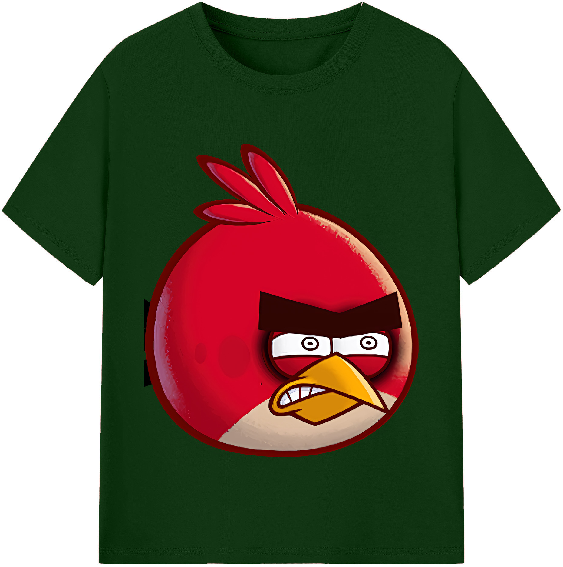 （画像用） Angry Birds アングリーバード 綿100％半袖Tシャツ（フロントプリント）